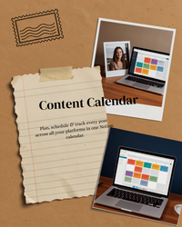 Social Media Content Planner (Notion Template)