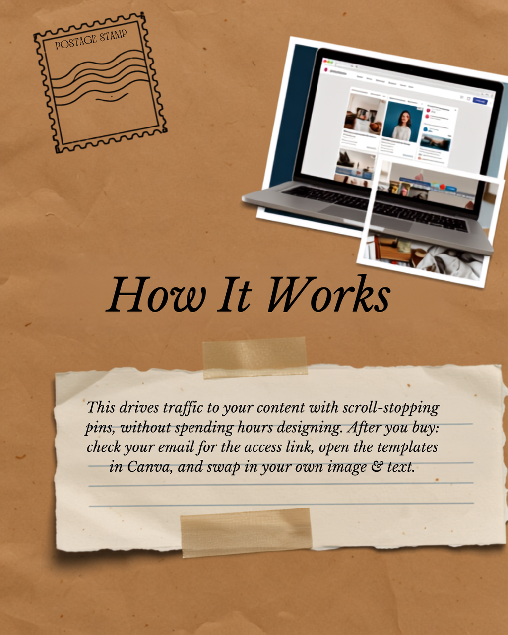 Pinterest Pin Templates (Canva, 10 Designs)