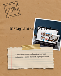 Instagram Post Templates (Canva, 11 Designs)